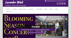 Desktop Screenshot of lavenderwind.com